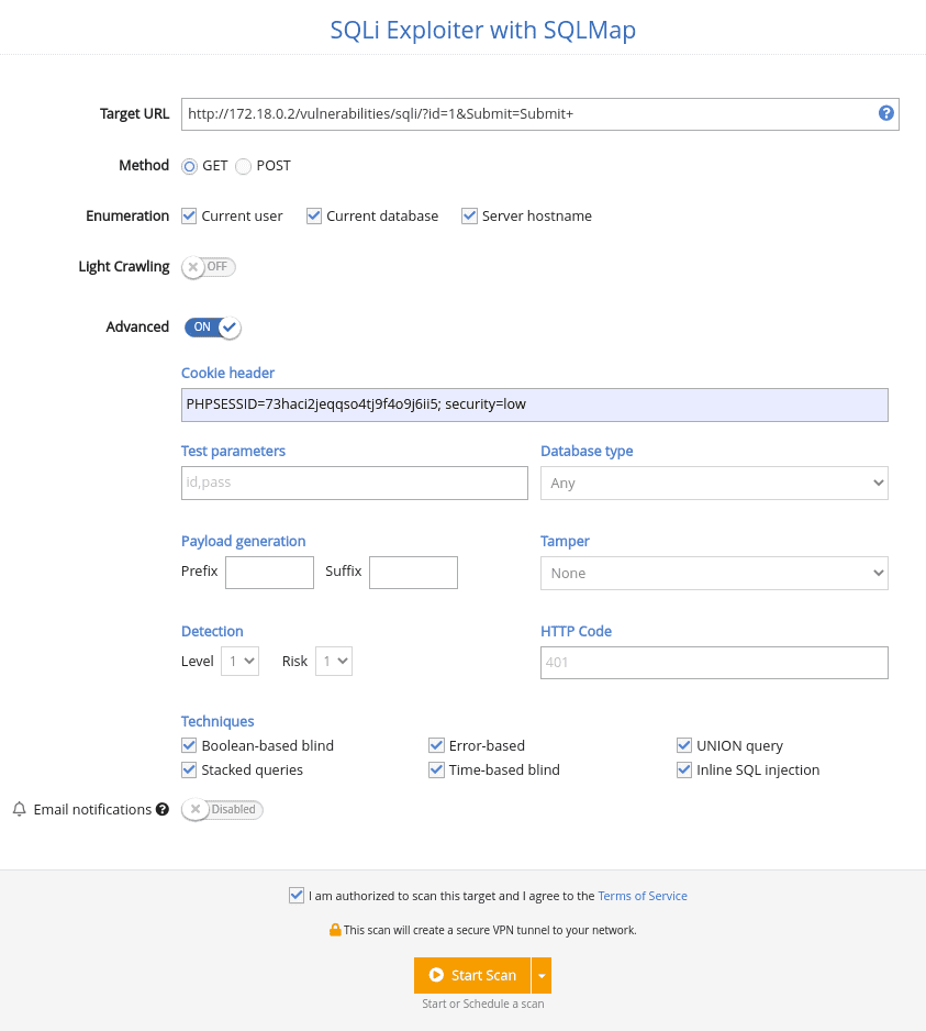 URL target added