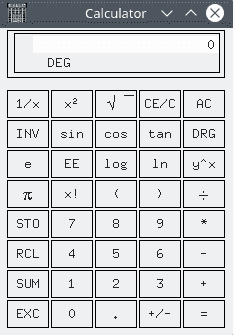the calculator app